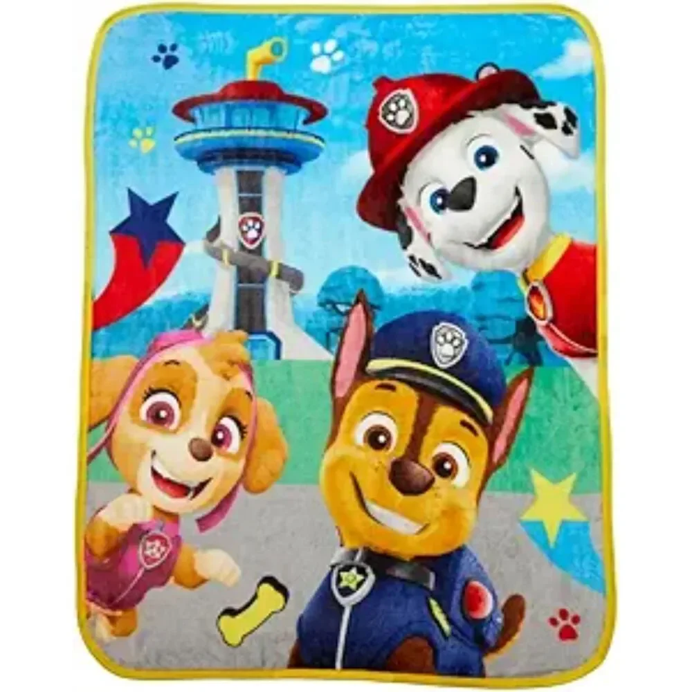 PAW Patrol Skye Chase Marshall Rubble Blanket Mailbox Vehicles Rescue Racers Set